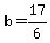 b=+17%2F6