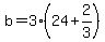 b=+3+%2824%2B2%2F3%29