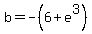 b=-%286%2Be%5E3%29