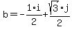 b=-1%2F2+%2Ai+%2B+sqrt%283%29%2F2+%2Aj++
