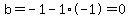 b=-1-1%2A-1+=+0