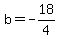 b=-18%2F4