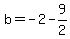 b=-2-9%2F2