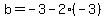 b=-3-2%28-3%29
