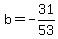 b=-31%2F53