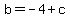b=-4%2Bc