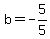 b=-5%2F5