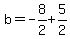 b=-8%2F2%2B5%2F2