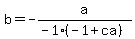 b=-a%2F%28-1%28-1+%2B+ca%29%29