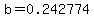 b=0.242774