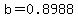 b=0.8988