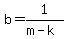 b=1%2F%28m-k%29