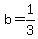 b=1%2F3