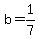 b=1%2F7