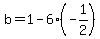 b=1-6%28-1%2F2%29