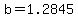 b=1.2845