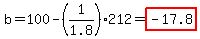 b=100-%281%2F1.8%29212=highlight%28-17.8%29