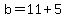 b=11%2B5