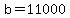 b=11000
