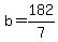 b=182.00%2F7
