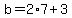 b=2%2A7%2B3