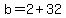 b=2%2B32