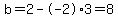 b=2--2%2A3+=+8