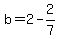 b=2-2%2F7