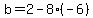 b=2-8%28-6%29
