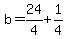 b=24%2F4%2B1%2F4