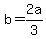 b=2a%2F3