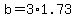 b=3%2A1.73