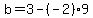 b=3-%28-2%29%2A9