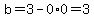 b=3-0%2A0+=+3