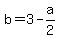 b=3-a%2F2