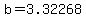 b=3.32268