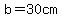 b=30cm