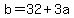 b=32%2B3a