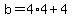 b=4%2A4%2B4