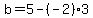 b=5-%28-2%293