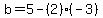 b=5-%282%29%2A%28-3%29