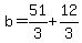 b=51%2F3%2B12%2F3