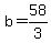 b=58%2F3