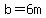 b=6m
