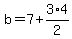 b=7%2B3%2A4%2F2