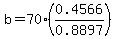 b=70%280.4566%2F0.8897%29