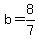 b=8%2F7