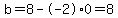 b=8--2%2A0+=+8