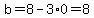 b=8-3%2A0+=+8