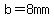 b=8mm